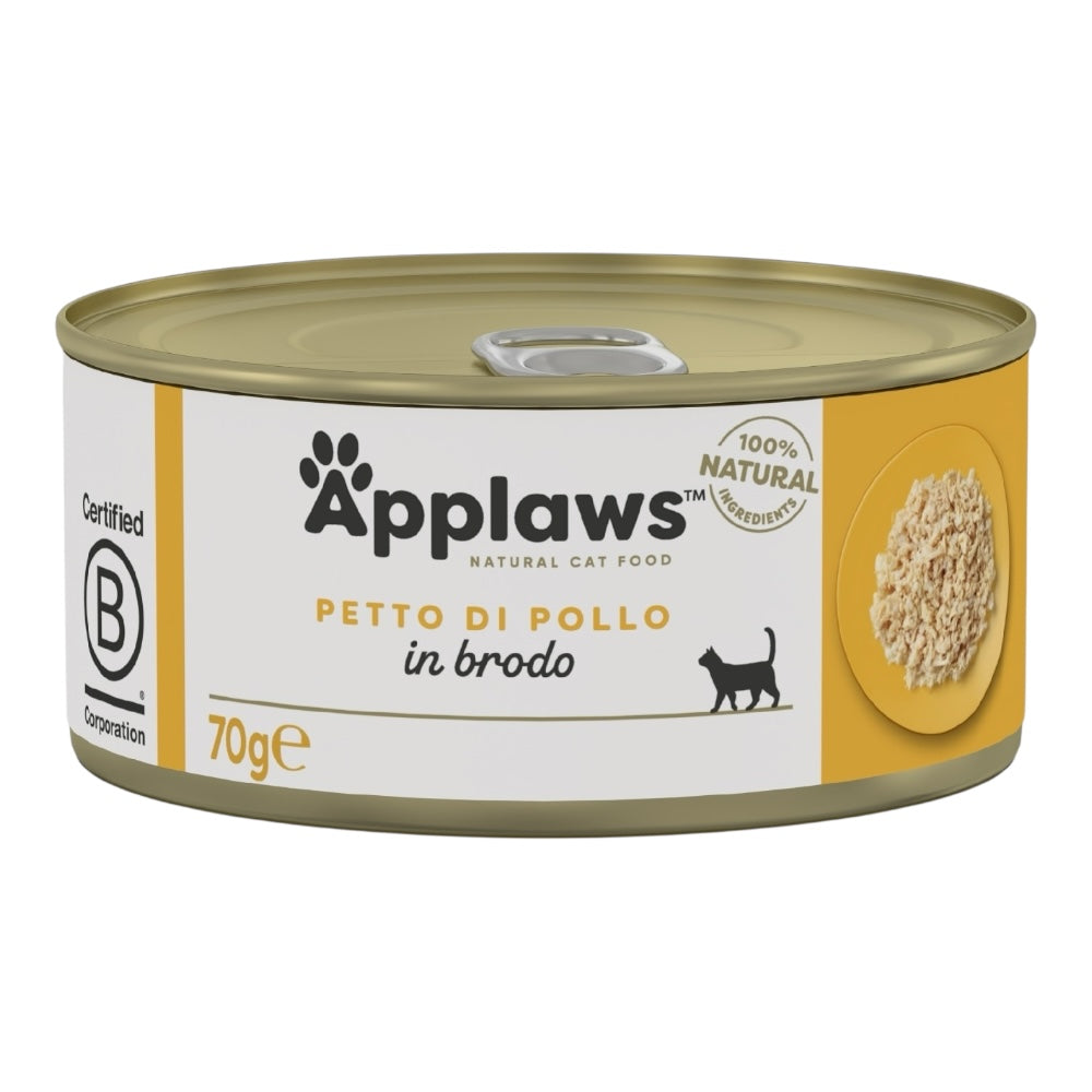 Applaws Gatto lattine Petto di Pollo in brodo