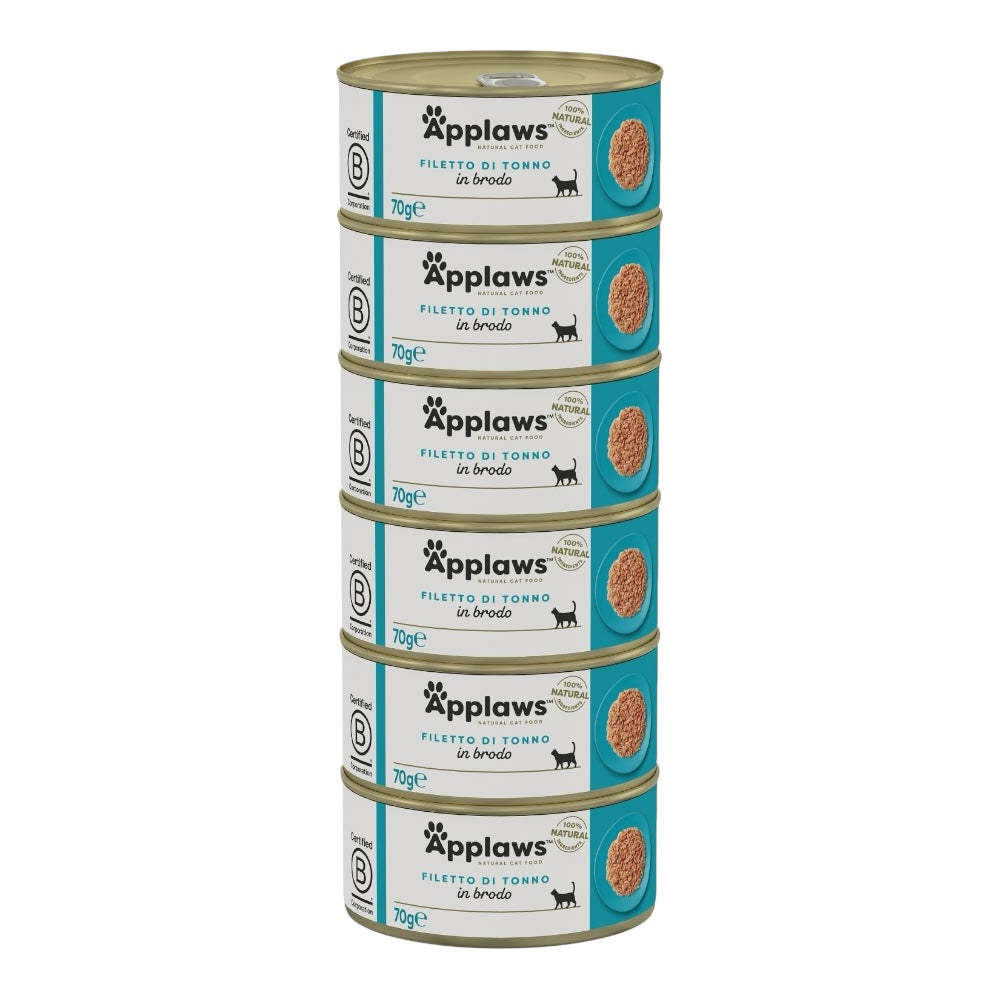Applaws Gatto lattine Filetto di Tonno in brodo