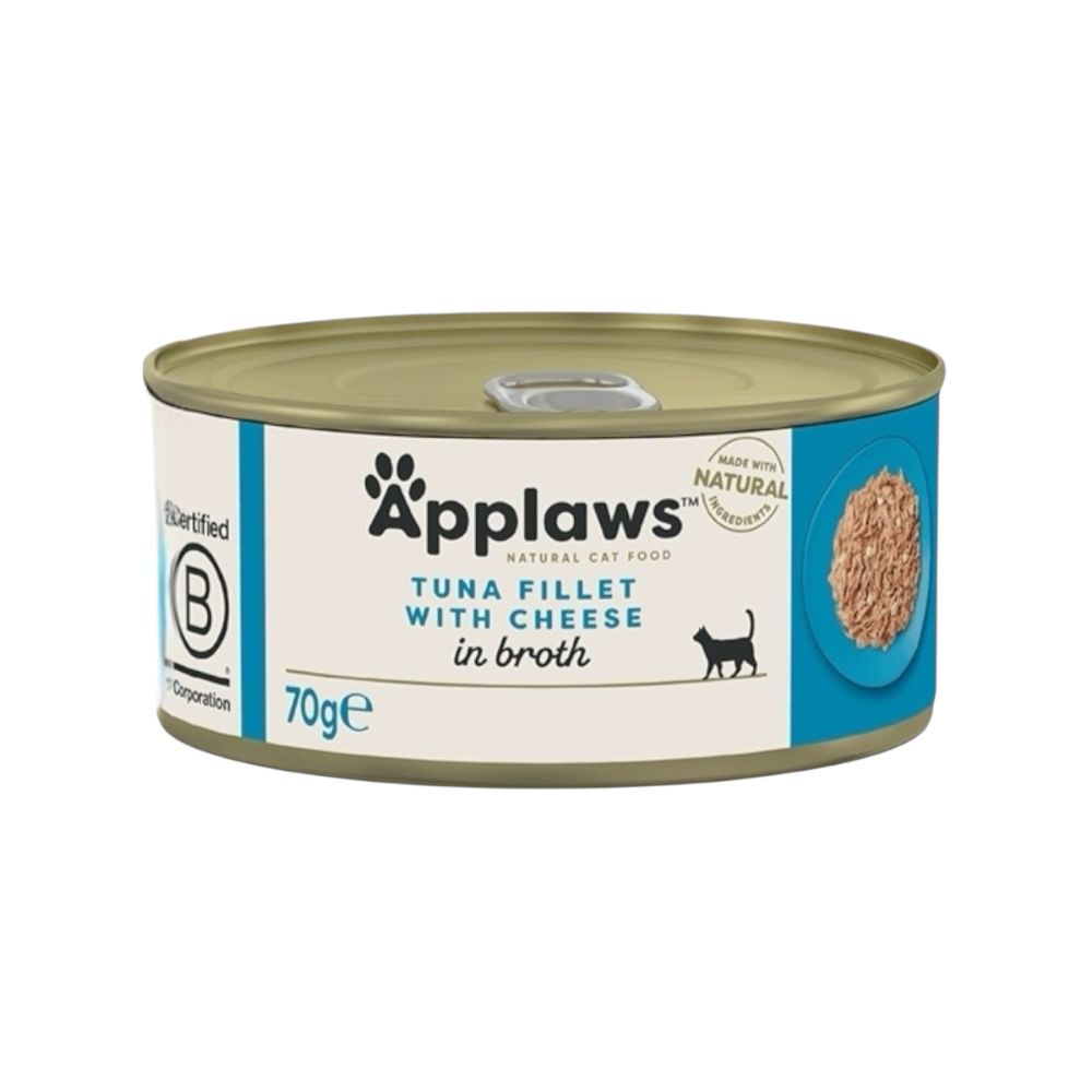 Applaws Gatto lattine Filetto di Tonno con Formaggio in brodo