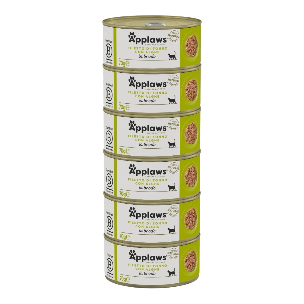 Applaws Gatto lattine Filetto di Tonno con Alghe in brodo