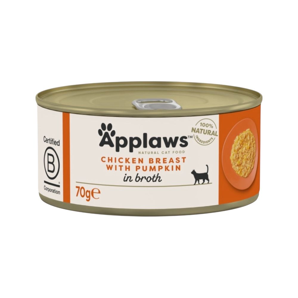 Applaws Gatto lattine Petto di Pollo con Zucca in brodo