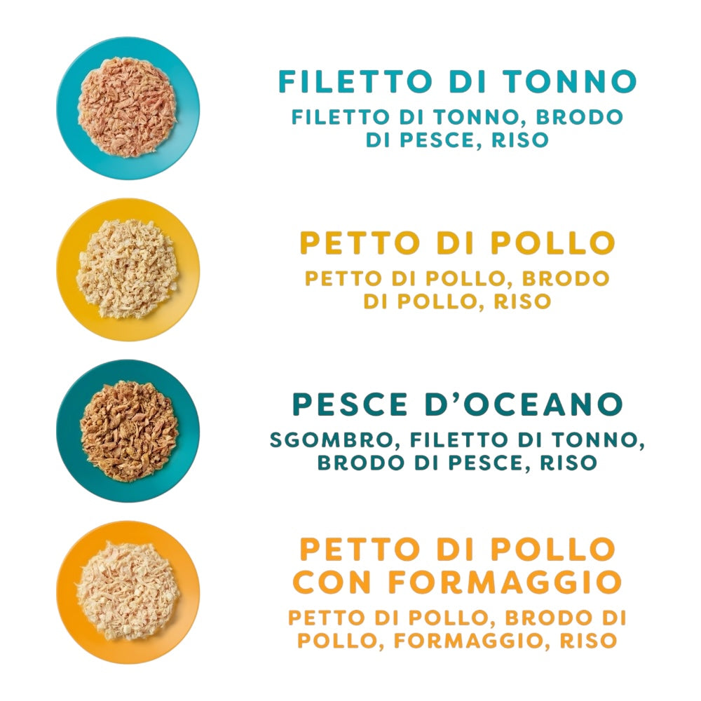 Applaws Gatto Multipack lattine Selezione Variety in brodo 12x70 g