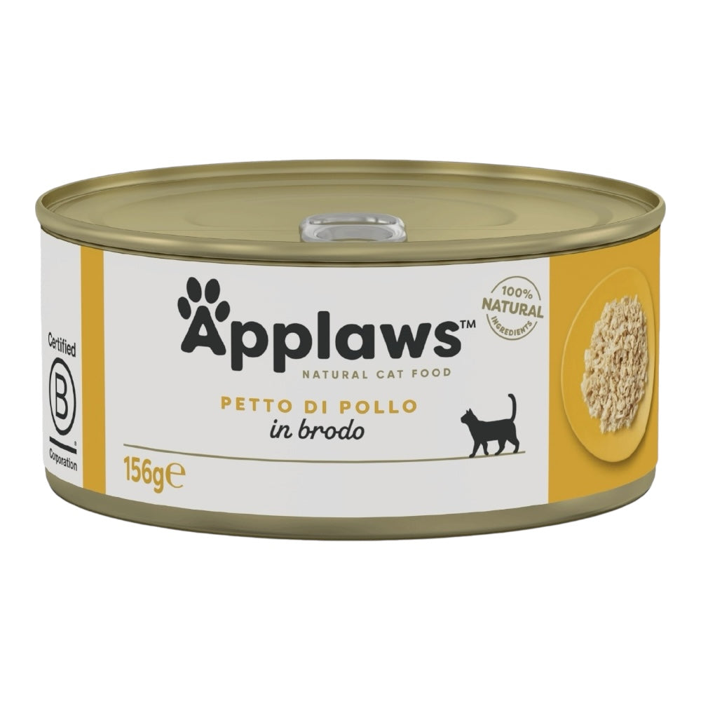 Applaws Gatto lattine Petto di Pollo in brodo