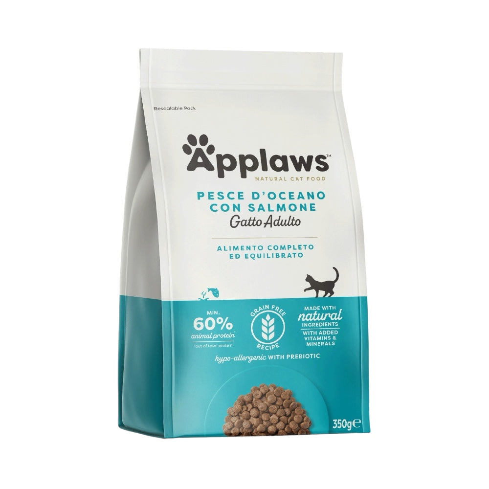 Applaws Gatto croccantini Pesce dell'oceano e salmone