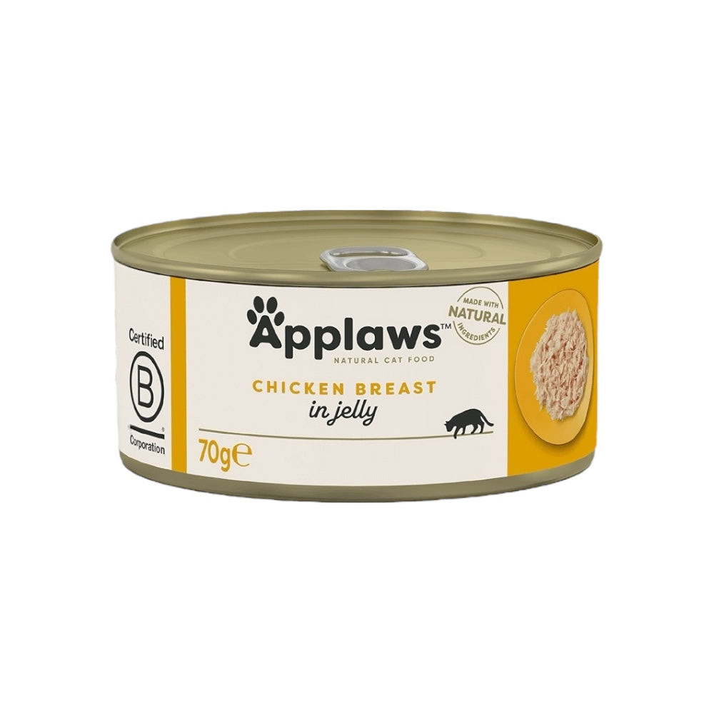 Applaws Gatto lattine Petto di Pollo in gelatina 24x70g