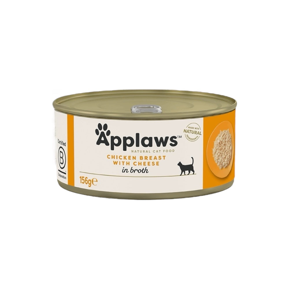Applaws Gatto lattine Petto di Pollo con Formaggio in brodo