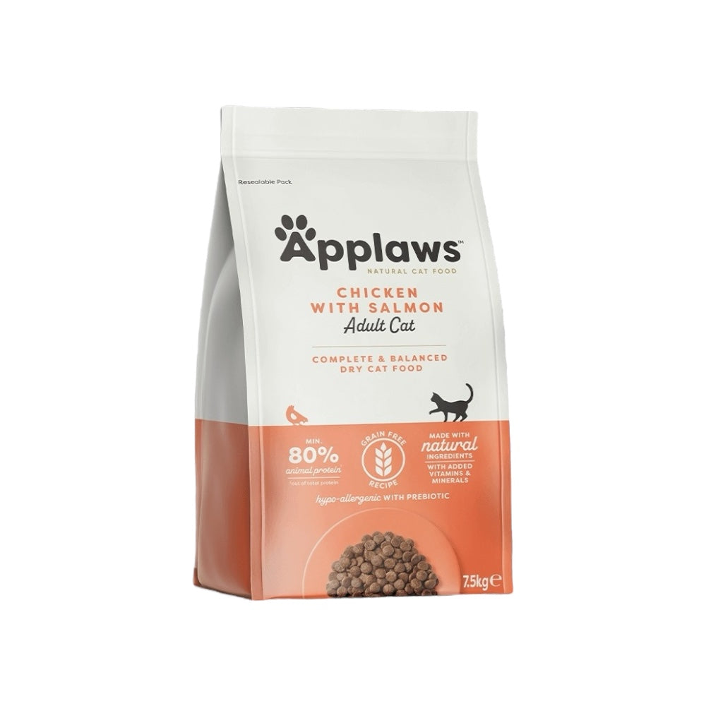 Applaws Gatto croccantini Pollo e Salmone