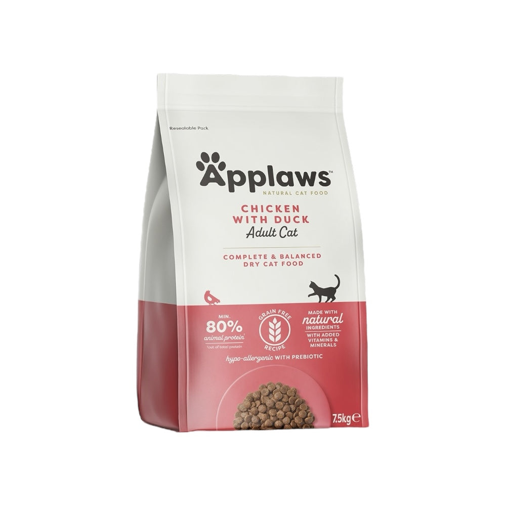 Applaws Gatto croccantini Pollo e Anatra 7,5kg