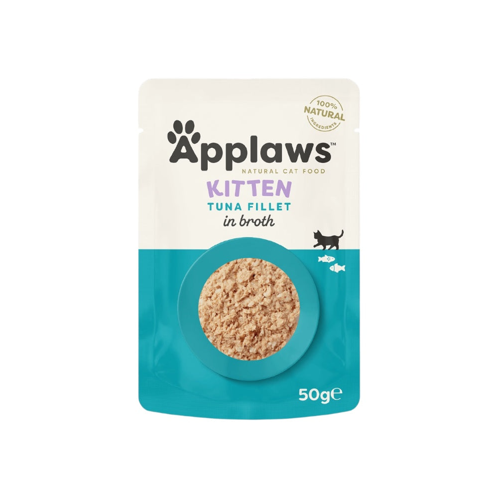 Applaws Gatto buste Kitten Filetto di Tonno in brodo 12x50g